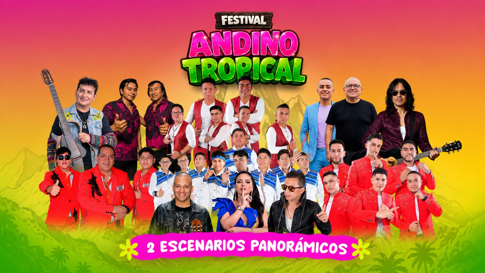 Festival Andino Tropical en el Coliseo Eduardo Dibós