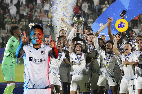 Paolo Guerrero Paolo Guerrero celebra triunfo de LDU Quito: campeón de la CONMEBOL Sudamericana 2023