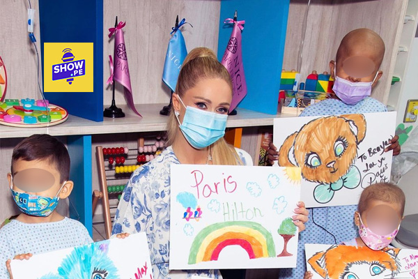 Paris Hilton visita México y convive con niños con cáncer [VIDEO]