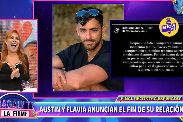 MAGALY Magaly Medina tras fin de relación entre Flavia Laos y Austin Palao: “Eran más fríos que el Polo Norte”