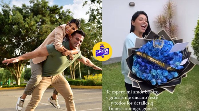 Pamela Franco celebra cuatro años con Christian Domínguez: “Te elegiría mil veces”