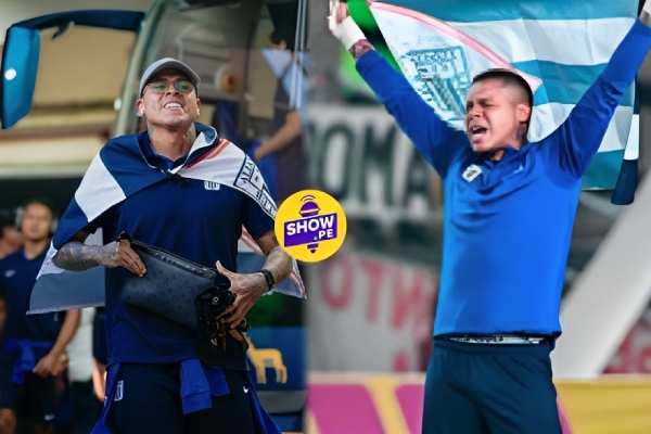 Universitario vs. Alianza Lima: Ángelo Campos salió al campo del Monumental con bandera blanquiazul
