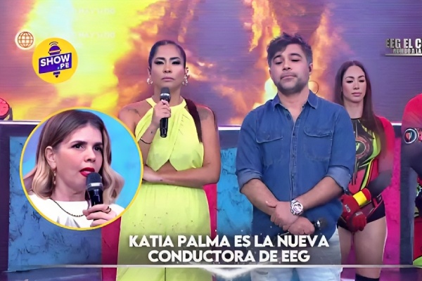 Katia Palma debutó como conductora de EEG: “Estoy contenta”