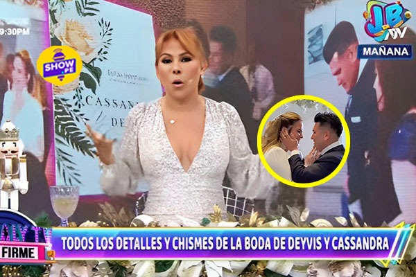 Magaly recrimina a Deyvis Orosco por no tener una boda ‘a lo grande’: “Por eso no hay que hablar”