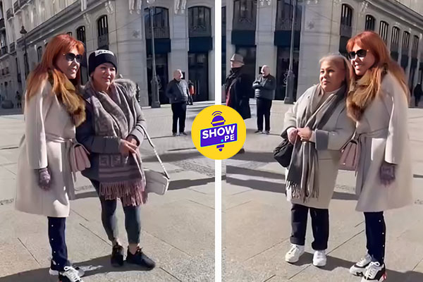 Magaly es reconocida por fans en Madrid y le piden foto