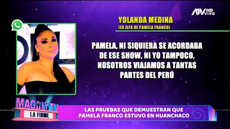 Yolanda Medina se mete en el lío y arremete contra esposa de Cueva: «Está esquizofrénica»