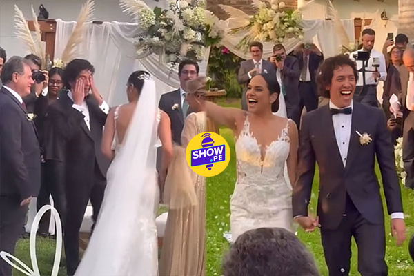 Mateo Garrido Lecca se quiebra durante su boda con Verónica Álvarez: “Cambiaste mi vida por completo”
