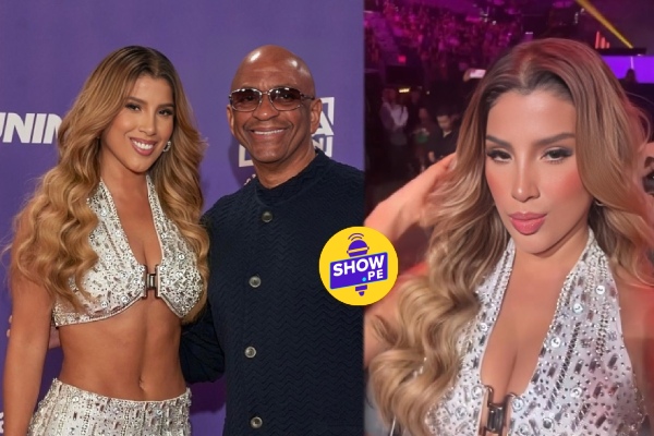 Yahaira Plasencia conquista alfombra roja de los Latin AMAs 2024 de la mano de Sergio George
