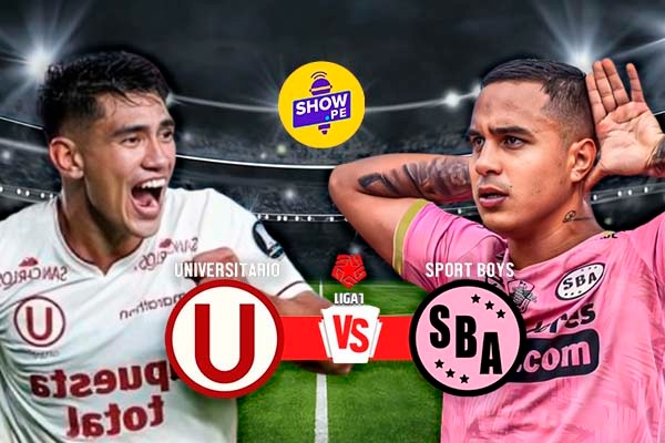 Universitario vs. Sport Boys: horario y dónde ver el partido de la Liga 1