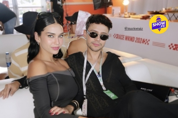 Janick Maceta y Mario Ruiz se lucen juntos en evento de Fórmula 1