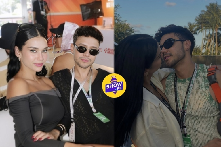 Janick Maceta y Mario Ruíz oficializan romance en evento de Fórmula 1