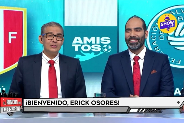 Erick Osores: así fue su emotivo regreso a América TV