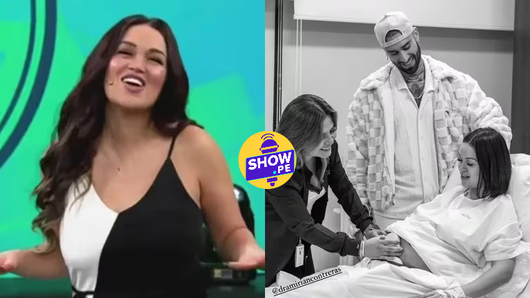 Angie Arizaga regresa a la televisión un mes después de dar a luz
