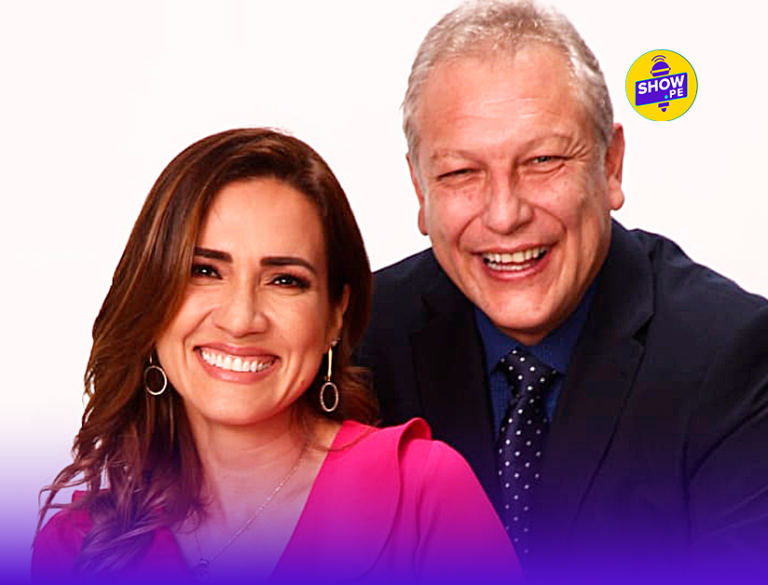 Günter Rave y Alvina Ruiz de “América Noticias, Edición Central”