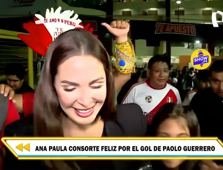 Ana Paula Consorte celebra a lo grande el gol de Paolo Guerrero: “¡Vamos!”