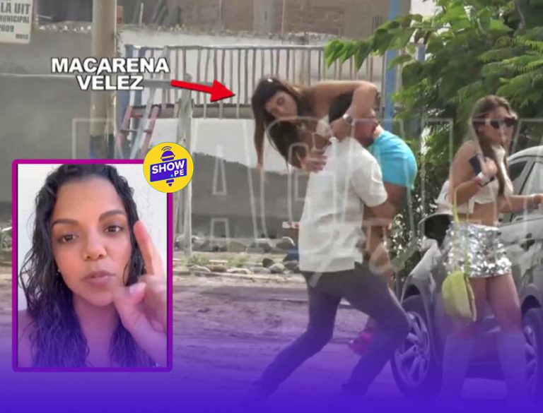 Macarena Vélez en modo “costal de papas”: Esposo de la ‘Nena’ Cubillas la carga hasta su casa tras juerga