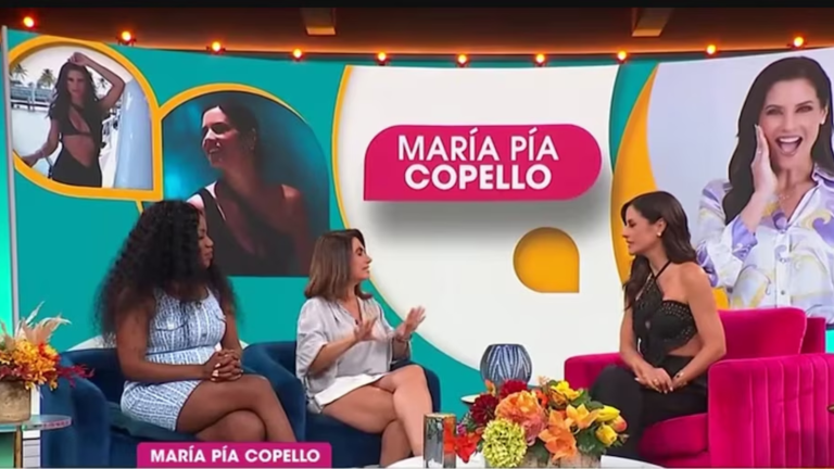 María Pía Copello aparece en Telemundo y es presentada como la Reina del TikTok