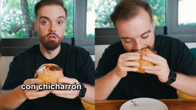 Ibai Llanos se rinde ante el pan con chicharrón peruano: “Es una auténtica delicia”