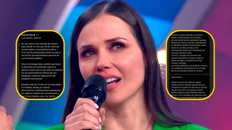 Maju Mantilla rompe su silencio tras revelaciones de Gustavo Salcedo: “Nunca he faltado a mis hijos”
