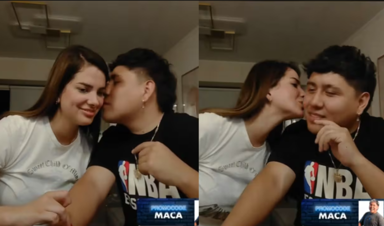 Suheyn Cipriani es ‘ampayada’ besándose con streamer Macarius: el reflejo del espejo los delató